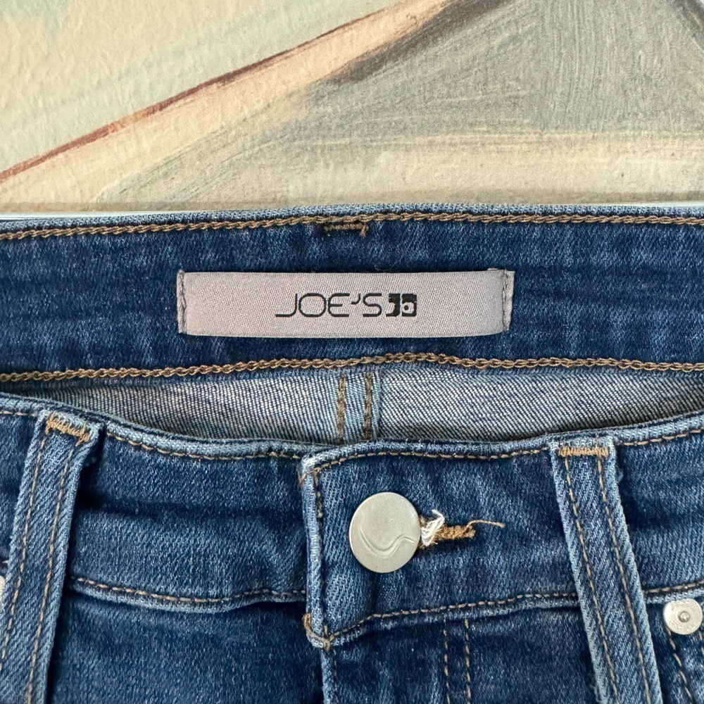 JOES JEANS The Icon Crop Cuffed Skinny Ankle Jeans in Wavelength Size 28 - Picture 4 of 10